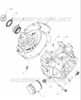 CRANKCASE AND OIL FILTER
