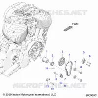 CAM CHAIN AND SPROCKETS
