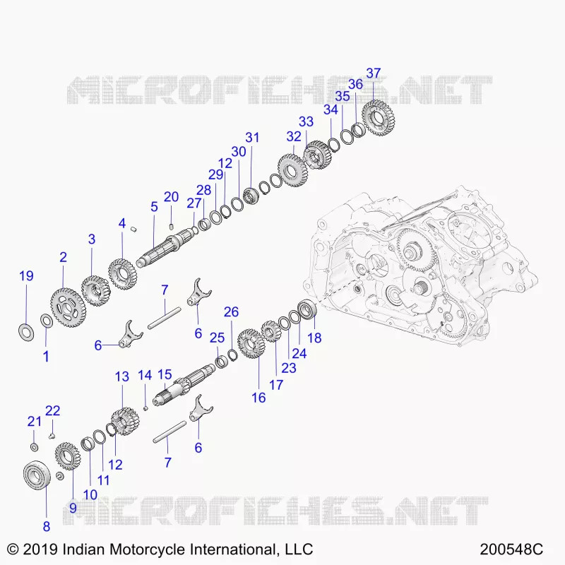DRIVE TRAIN, INPUT AND OUTPUT SHAFTS