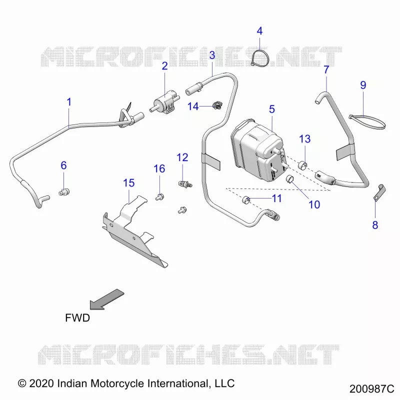 FUEL SYSTEM, EVAP SYSTEM (CALIF. AND INTL)