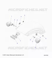 ELECTRICAL, REAR TURN SIGNALS AND REFLECTOR