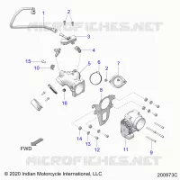 FUEL SYSTEM, FUEL CLAM SHELL/THROTTLE BODY