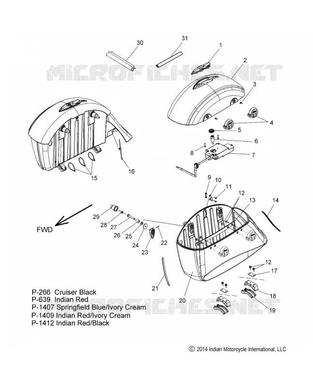 SADDLEBAG ASM.