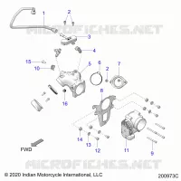 FUEL SYSTEM, FUEL CLAM SHELL/THROTTLE BODY