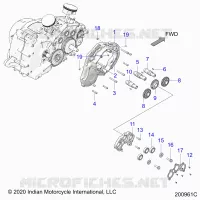 ENGINE, CAM SHAFTS AND GEARS