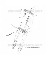 UPPER AND LOWER STEERING CLAMPS