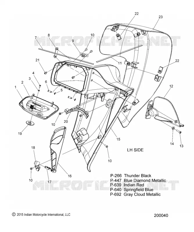 FAIRING, LOWER, ROADMASTER