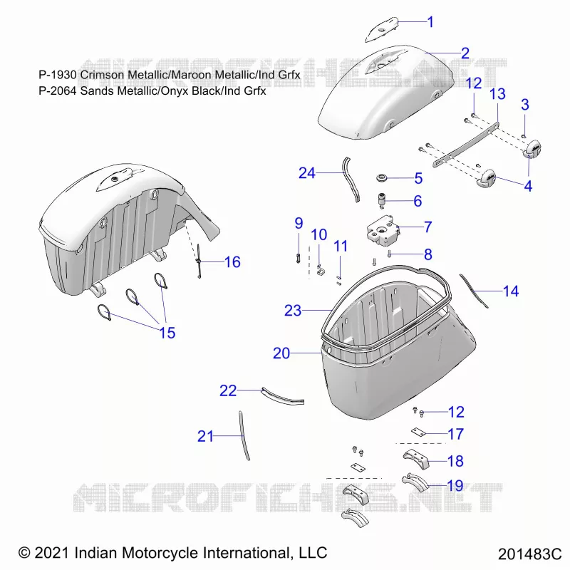 SADDLEBAG ASM.