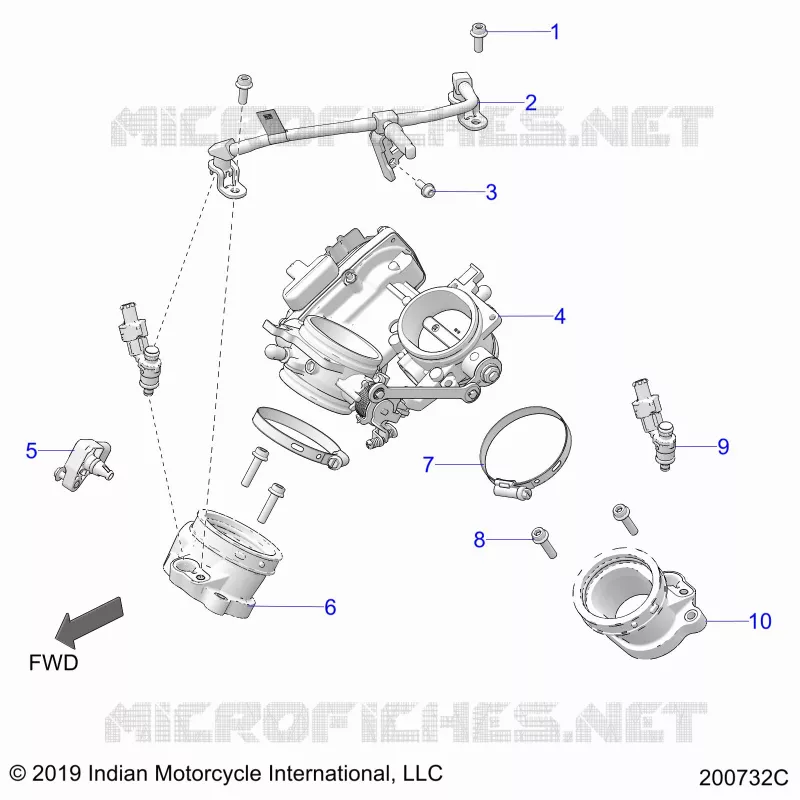FUEL SYSTEM, FUEL RAIL/THROTTLE BODY