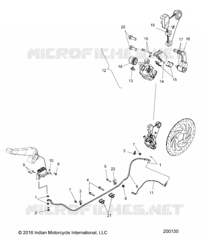 BRAKES, REAR ASM. (NON ABS)