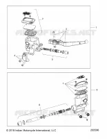 BRAKES, MASTER CYL., FRONT AND REAR