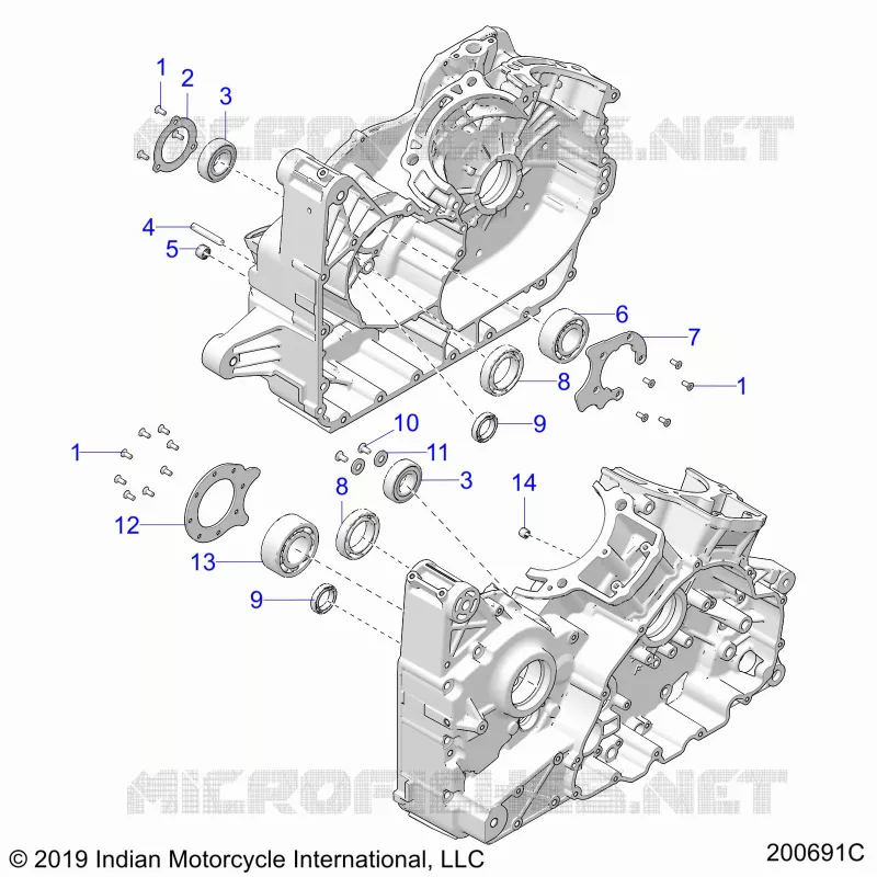 CRANKCASE BEARINGS