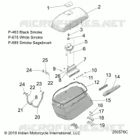SADDLEBAG ASM.