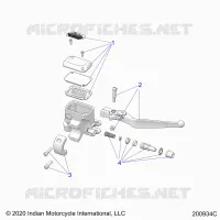 FRONT BRAKE, LEVER AND MASTER CYLINDER