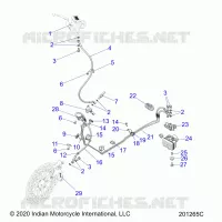 FRONT BRAKE ASM., W/ABS
