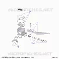 FRONT BRAKE, LEVER AND MASTER CYLINDER
