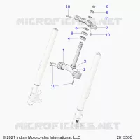 UPPER AND LOWER STEERING CLAMPS