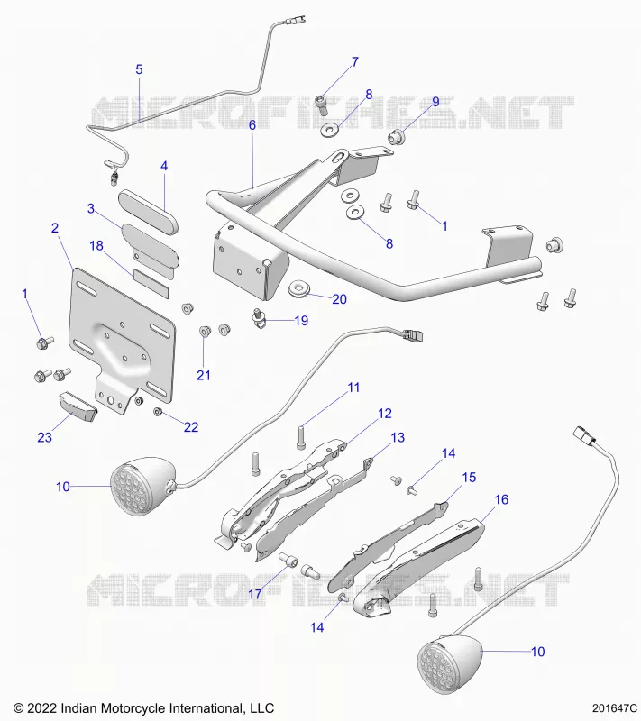 ELECTRICAL, REAR LIGHTING AND TURN SIGNALS (PACIFIC MODELS ONLY)