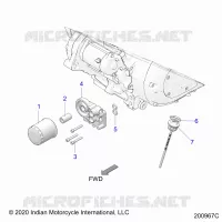 OIL FILTER/ADAPTOR, AND DIPSTICK