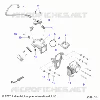 FUEL SYSTEM, FUEL CLAM SHELL/THROTTLE BODY