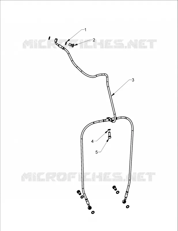 FRONT BRAKE BRAKE LINE