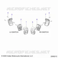 ELECTRICAL, SWITCH CONTROLS, LH/RH