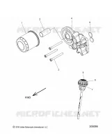 OIL FILTER/ADAPTER, AND DIPSTICK