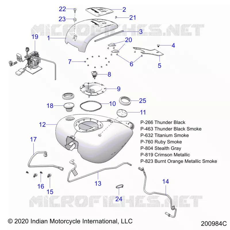 FUEL SYSTEM, FUEL TANK ASM.