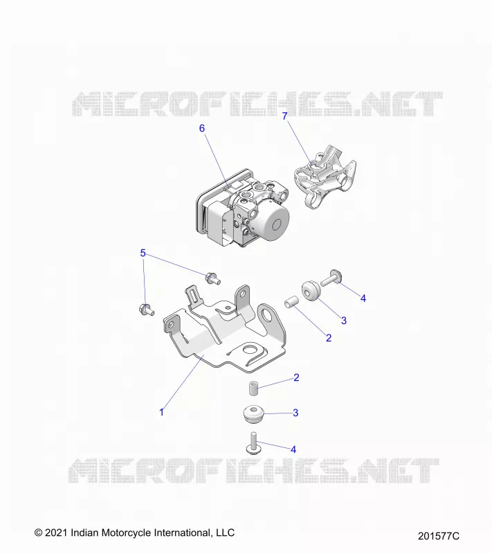 BRAKES, ABS BRAKE MODULE MOUNTING