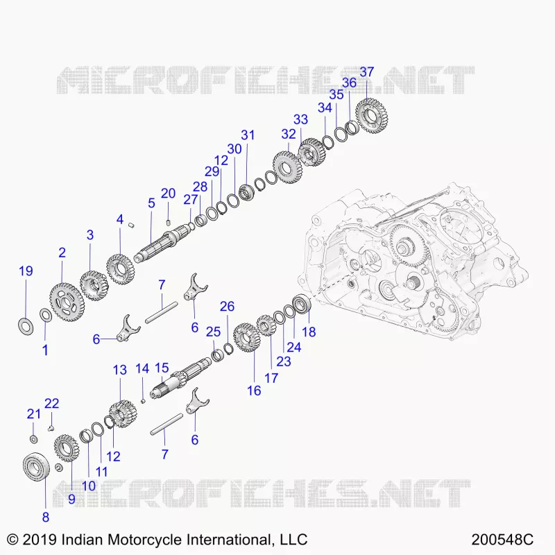 DRIVE TRAIN, INPUT AND OUTPUT SHAFTS