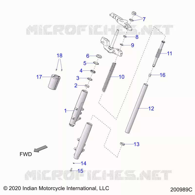 FRONT SUSPENSION FORKS