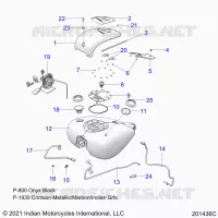 FUEL SYSTEM, FUEL TANK ASM.