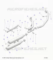 EXHAUST ASM. NORTH AMERICA