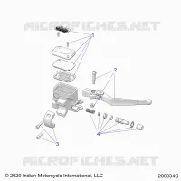 FRONT BRAKE, LEVER AND MASTER CYLINDER