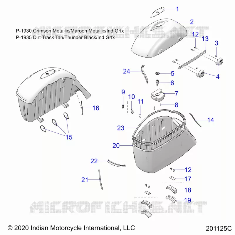 SADDLEBAG ASM.