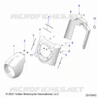 HEADLIGHT HOUSING