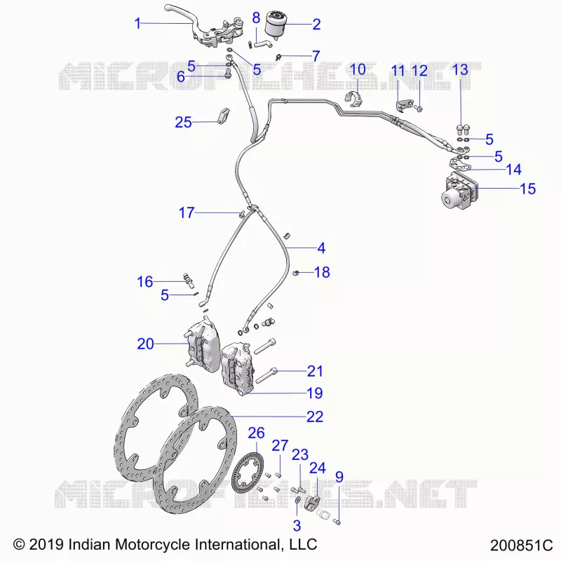 FRONT BRAKE ASM.