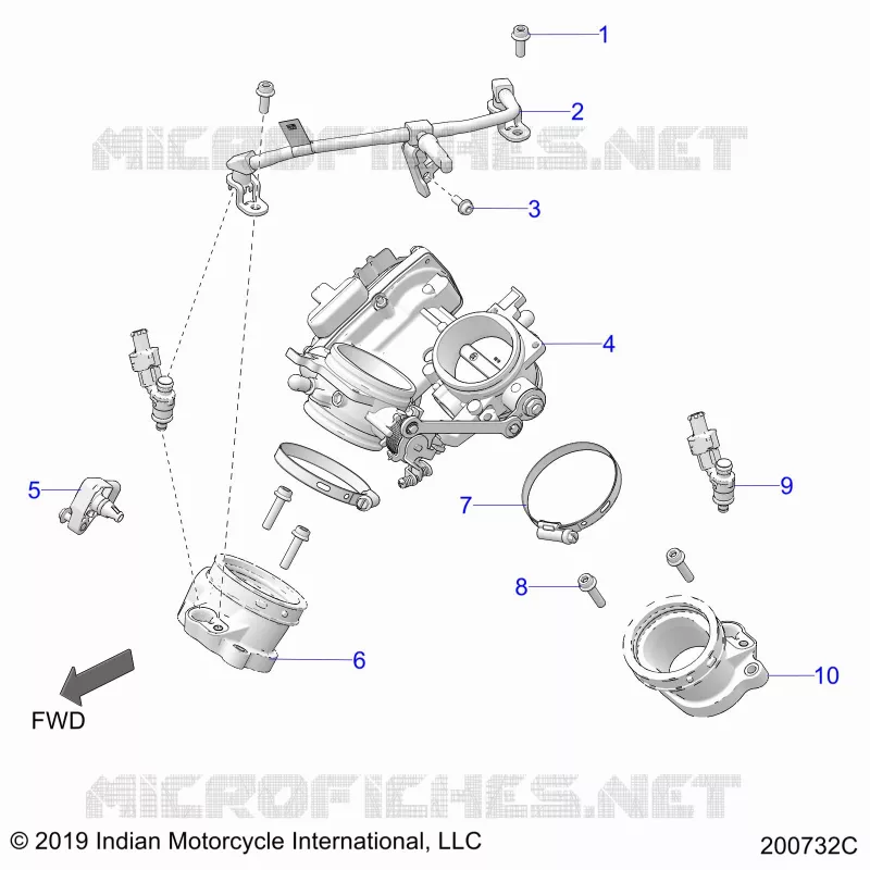 FUEL SYSTEM, FUEL RAIL/THROTTLE BODY