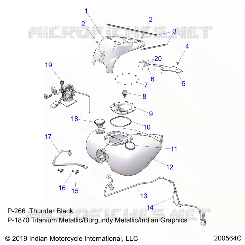 FUEL SYSTEM, FUEL TANK ASM.