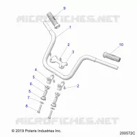 STEERING, HANDLEBAR MOUNTING AND GRIPS