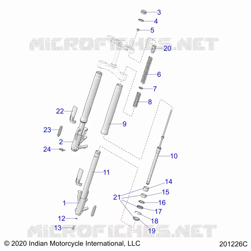 FRONT SUSPENSION FORKS