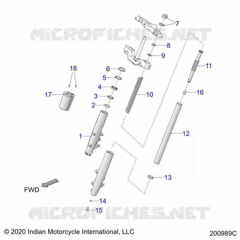 FRONT SUSPENSION FORKS
