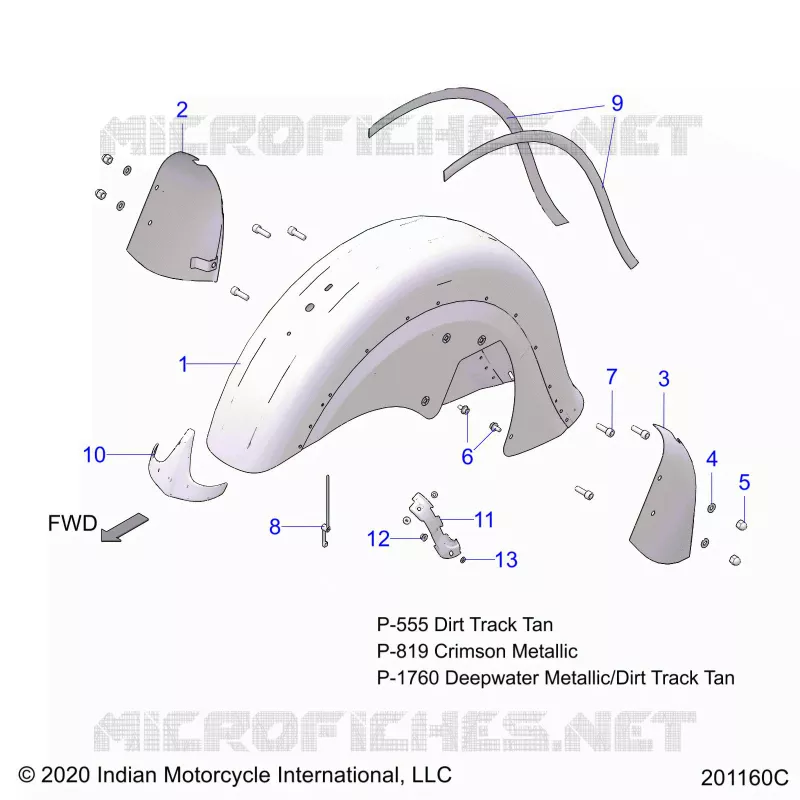 BODYWORK - FRONT FENDER