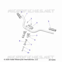 STEERING, HANDLEBAR MOUNTING AND GRIPS