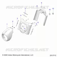 HEADLIGHT HOUSING