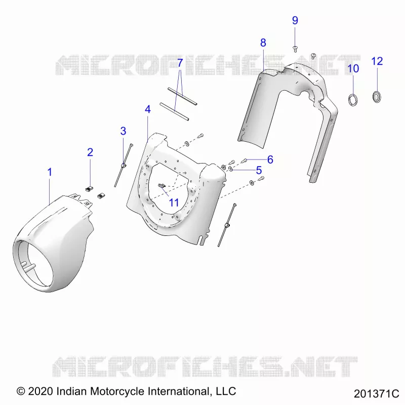 HEADLIGHT HOUSING