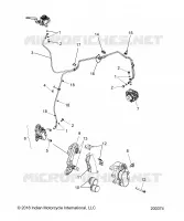 FRONT BRAKE ASM., W/ABS