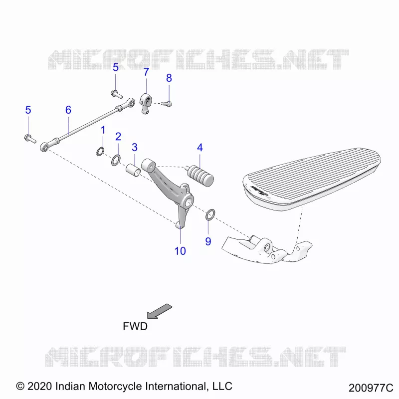 DRIVE TRAIN, SHIFT PEDAL AND SHIFT LINKAGE