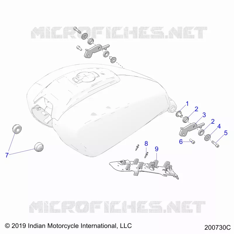 FUEL SYSTEM, FUEL TANK MOUNTING