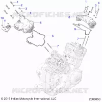 ENGINE, VALVE COVERS